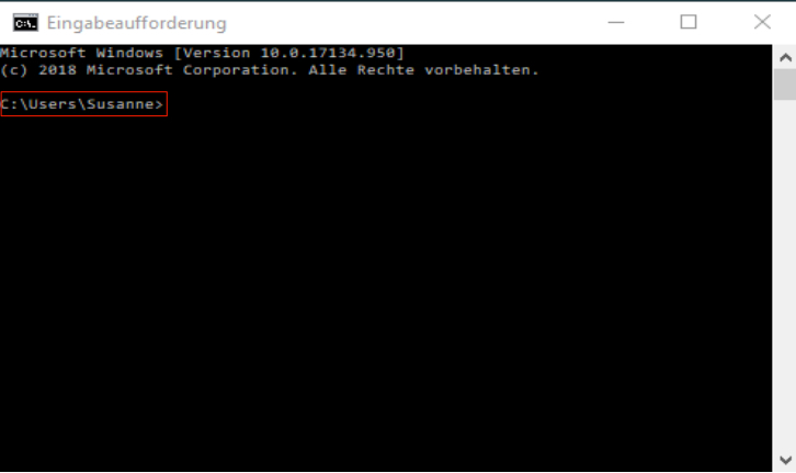 Windows Command Line prompt